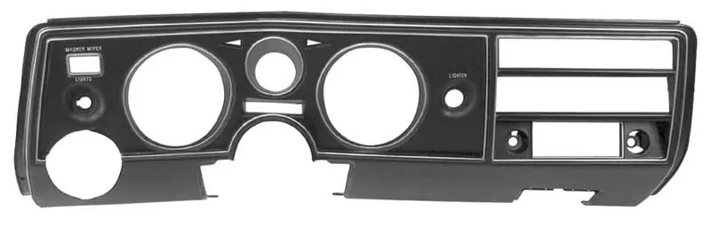 1969 Chevrolet Chevelle| Malibu| El Camino Dash Instrument Carrier, w/ A/C w/Astro Ventilation Premium