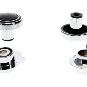 Direct From Factory 1969-1970 Chevrolet Camaro| Chevelle| Malibu| Nova| El Camino| Impala| Bel Air| Biscayne| Caprice Stereo Radio Knobs, 4 Pcs