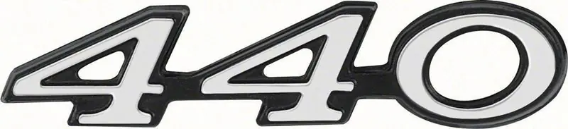 Order Now 1969-1970 Dodge Coronet Fender Emblem 440, Each Driver or Passenger Side