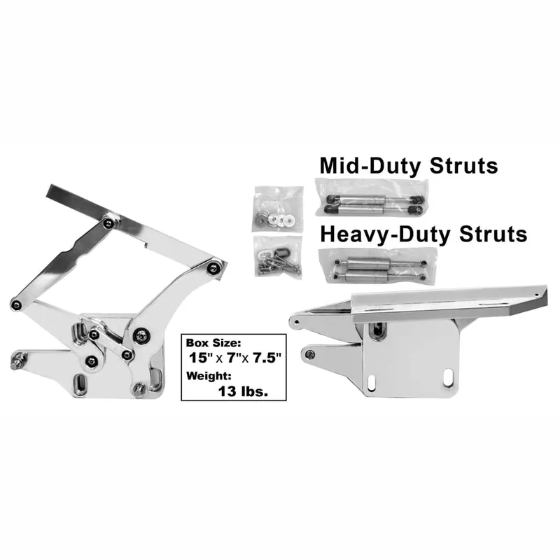 Shop Now 1969-1970 Ford Mustang Billet Hood Hinge Mustang Pair