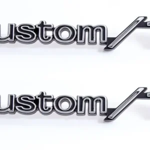 Budget 1969-1972 Chevrolet Blazer| Suburban| Pickup Truck Front Fender Emblems Custom 10, Pair Driver/Passenger Side