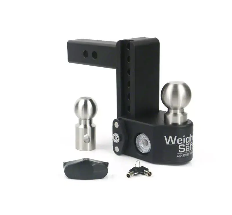 Worldwide Shipping Weigh Safe Throtl 6in Drop Hitch w/Built-in Scale & 2in Shank - SWS6-2 SWS6-2