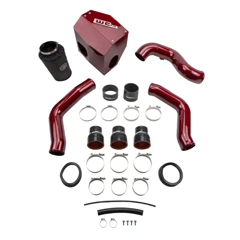 Hot Picks Wehrli Throtl 13-18 Cummins 6.7L Stage 2 High Flow Bundle Kit - WCF100447-RED WCF100447-RED