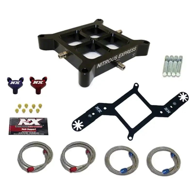 Worldwide Shipping Nitrous Express Throtl 4150 Crossbar Nitrous Plate Conversion - NX616 NX616