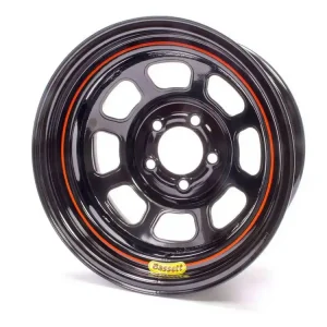 15x7 5x4.75 3.75in BS Black Rolled Wheel Grab Now