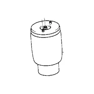 Brand New Genuine BMW 37-12-1-094-613Left Pneumatic Spring