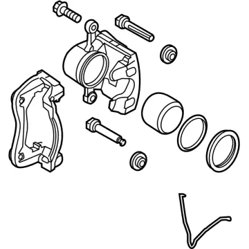 Worldwide Shipping Genuine Kia 58180K4A00Front Brake Caliper, Left
